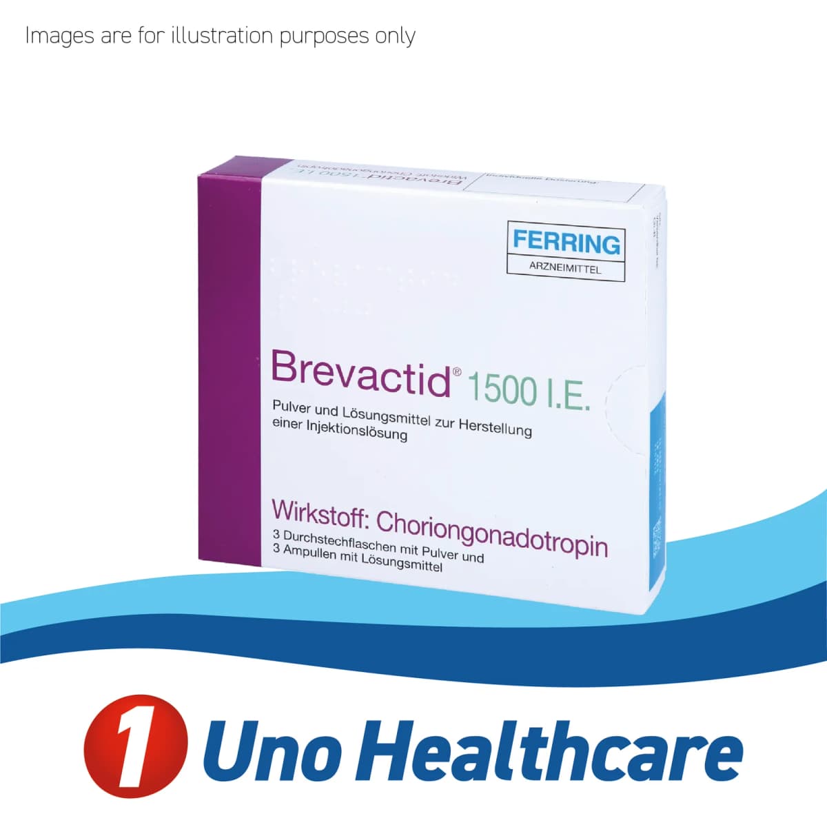Brevactid (Chorionic Gonadotropin) Chorionic Gonadotropin 1500 IU/mL – fertility and hypogonadism
