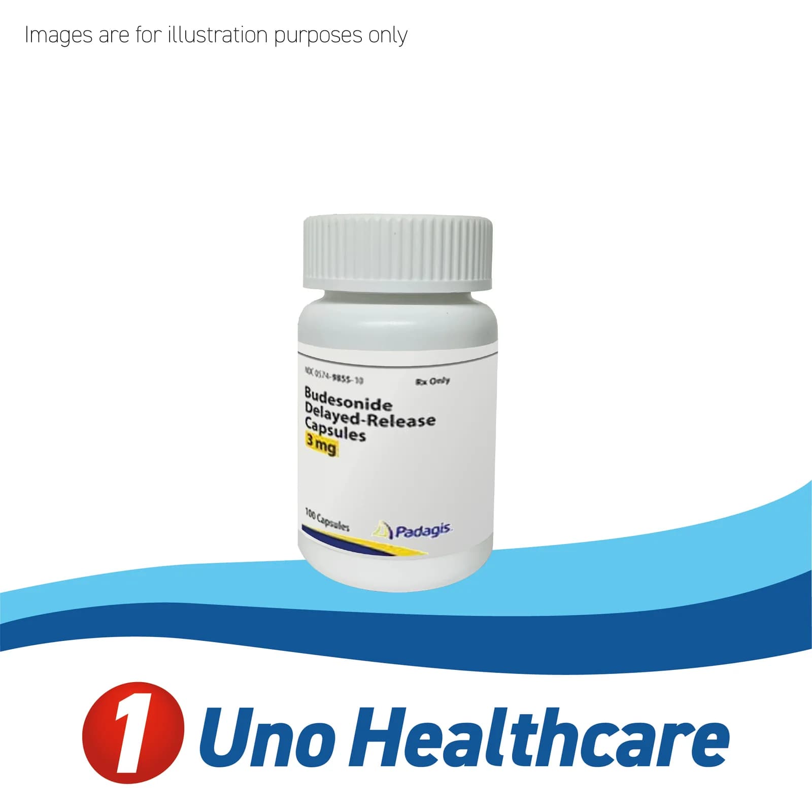 Budesonide 3mg – 100 Capsules – Treatment for Crohn’s Disease, Ulcerative Colitis & Related Inflammatory Conditions