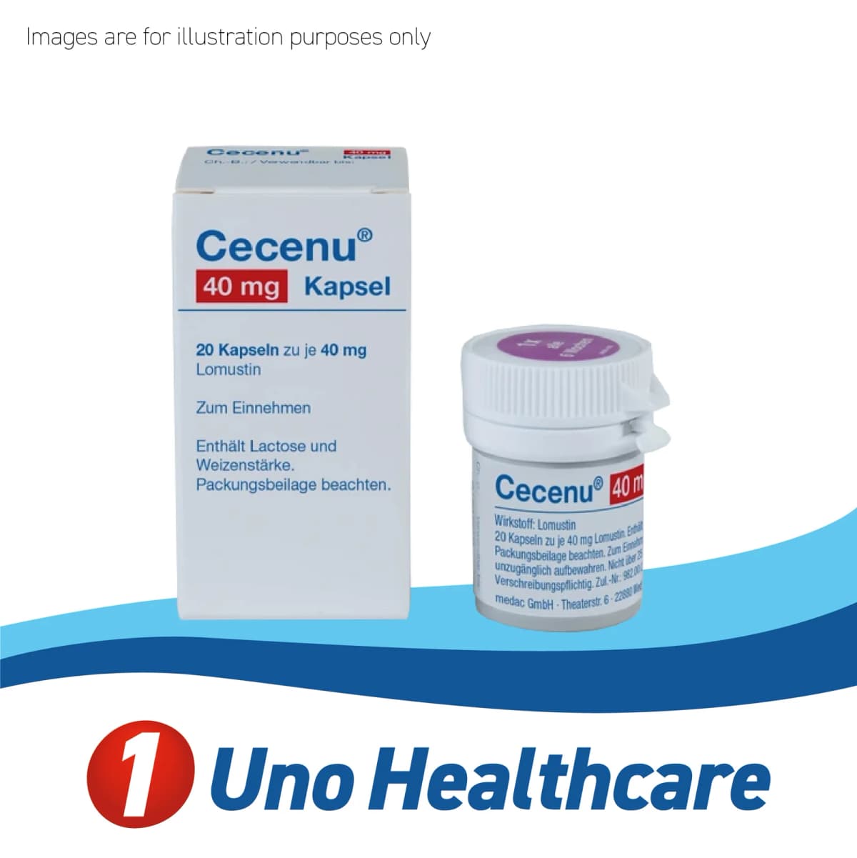 Cecenu Kapsel (Lomustine) 40mg – Treatment for Brain Tumours & Hodgkin’s Disease