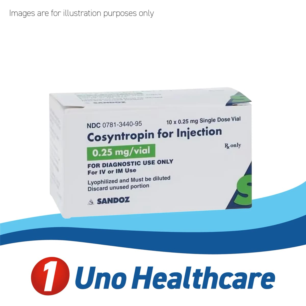 Cosyntropin 0.25mg – ACTH Stimulation Test