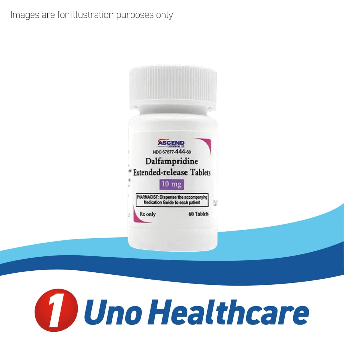 Dalfampridine 10mg – 60 tablets for gait improvement in Multiple Sclerosis