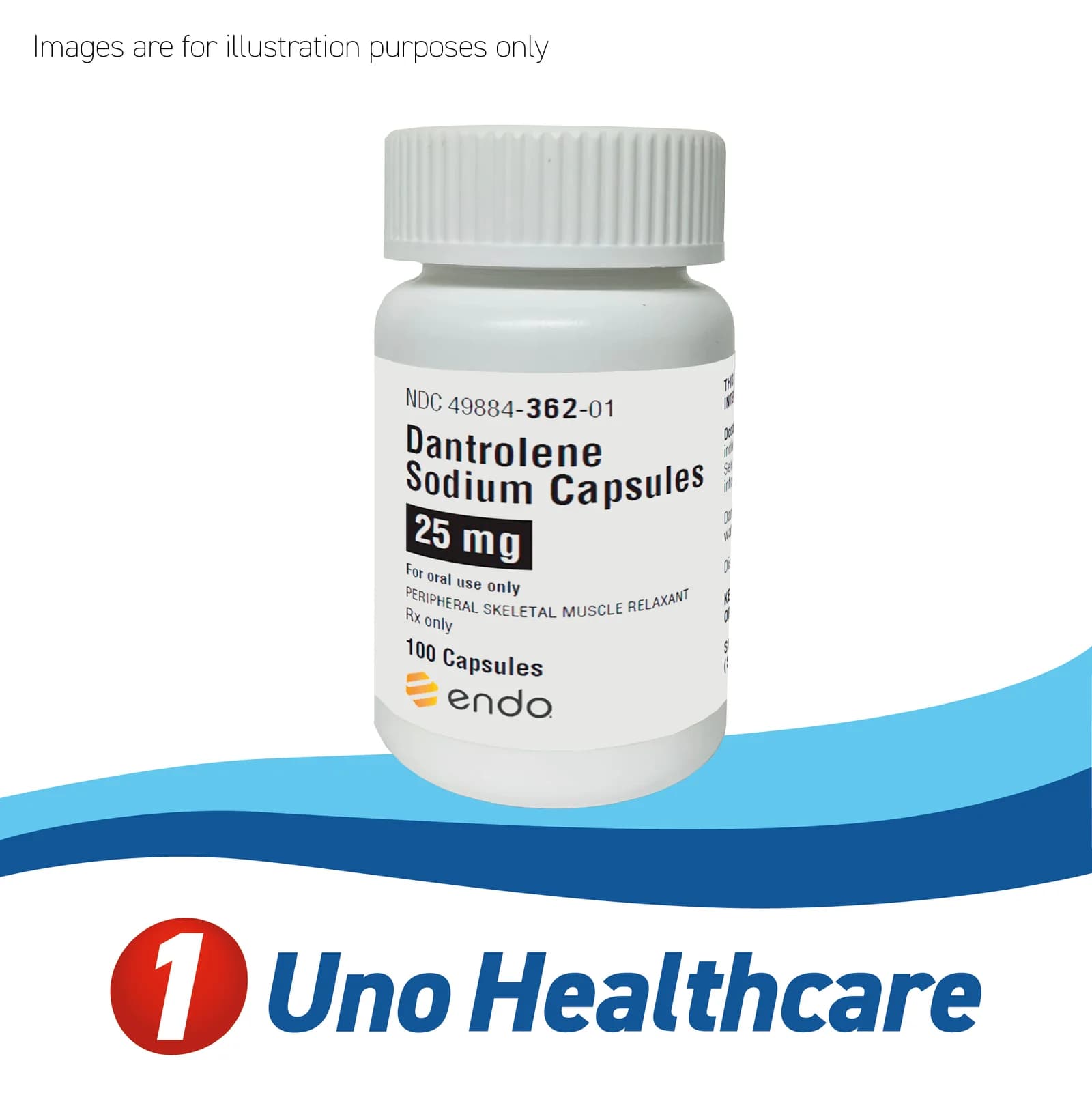 Dantrolene Sodium 25mg – Muscle Relaxant / Treatment for Malignant Hyperthermia