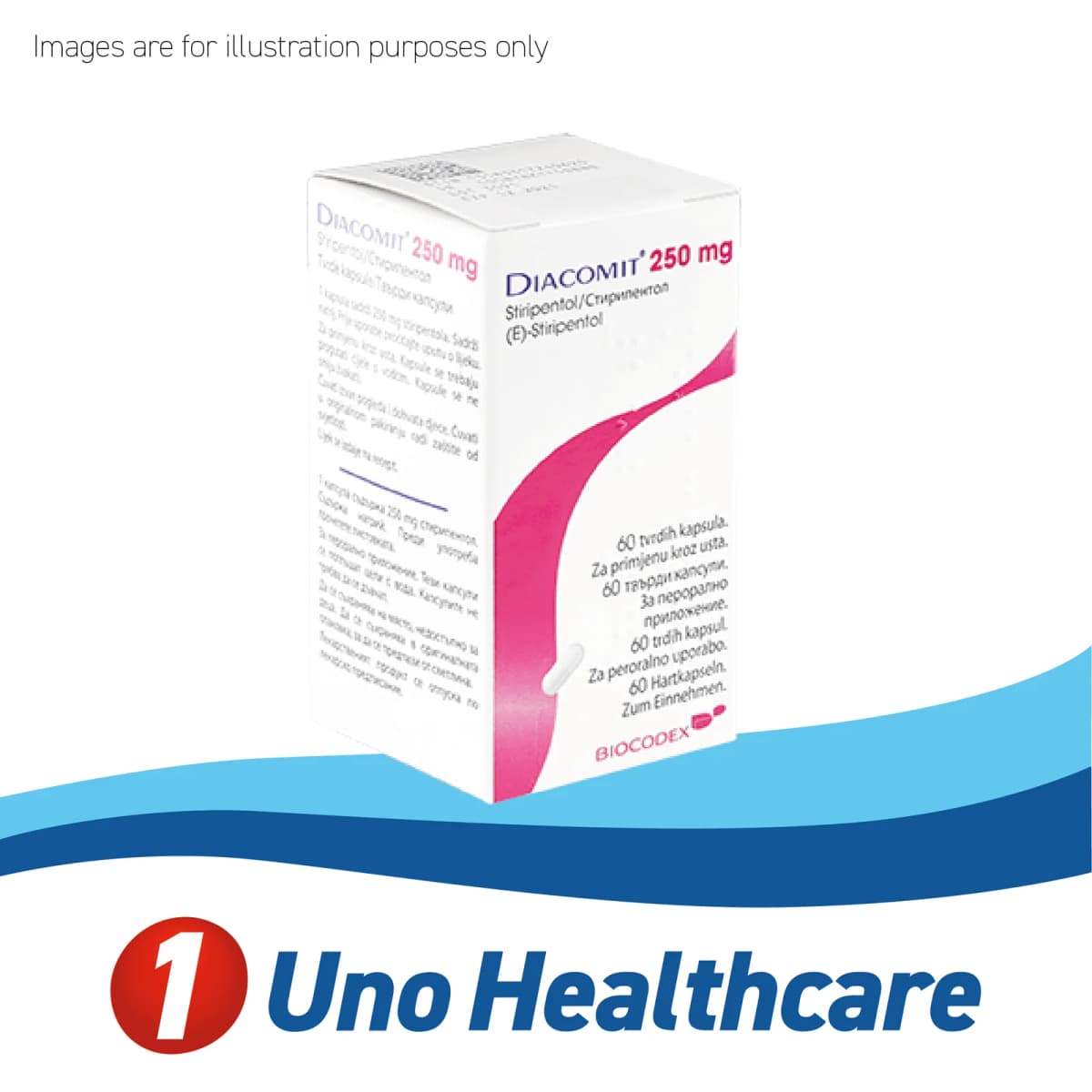 Diacomit (Stiripentol) Stiripentol 250mg – Anticonvulsant for Dravet Syndrome