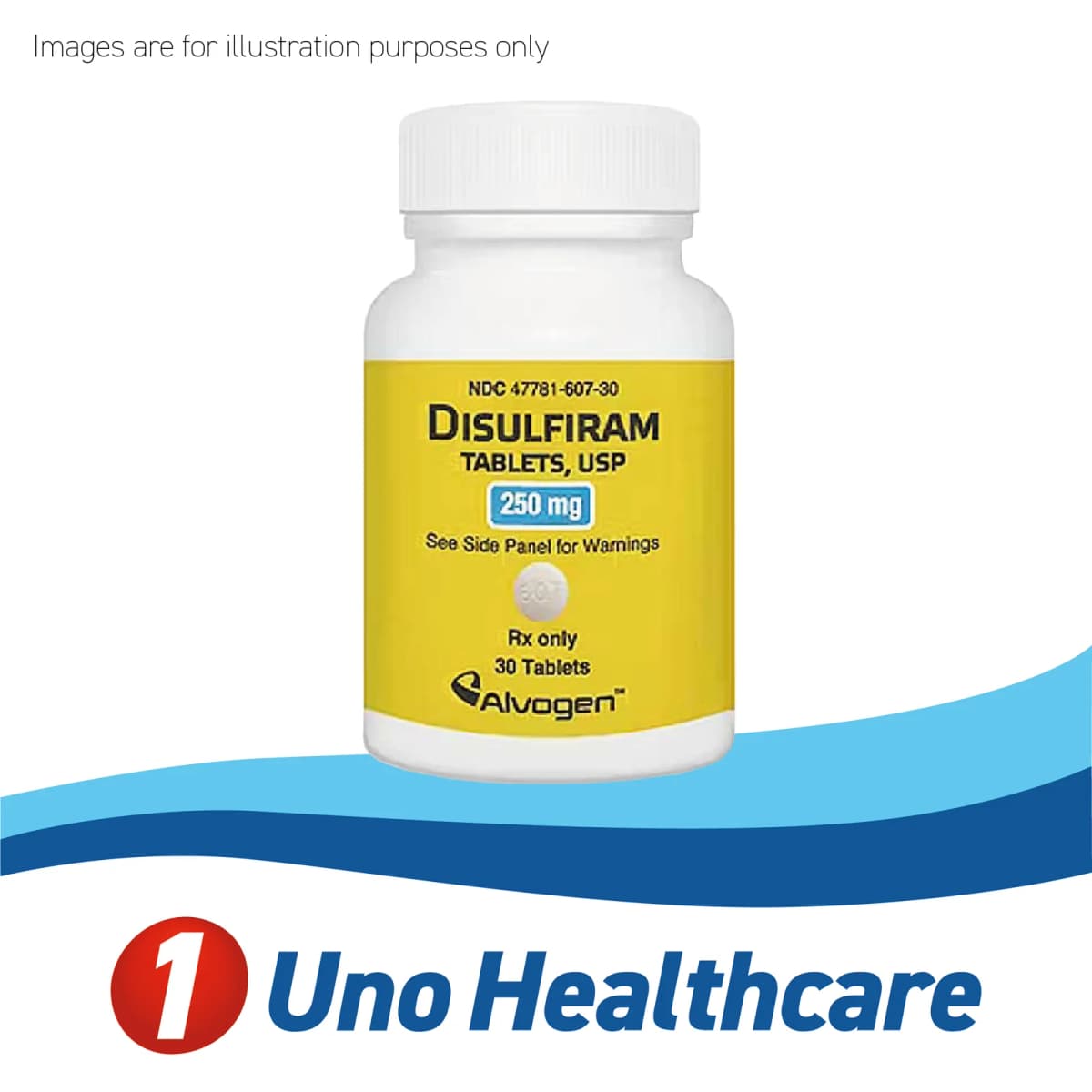 Disulfiram 250mg – 30 Tablets – Supportive Treatment for Alcohol Dependence