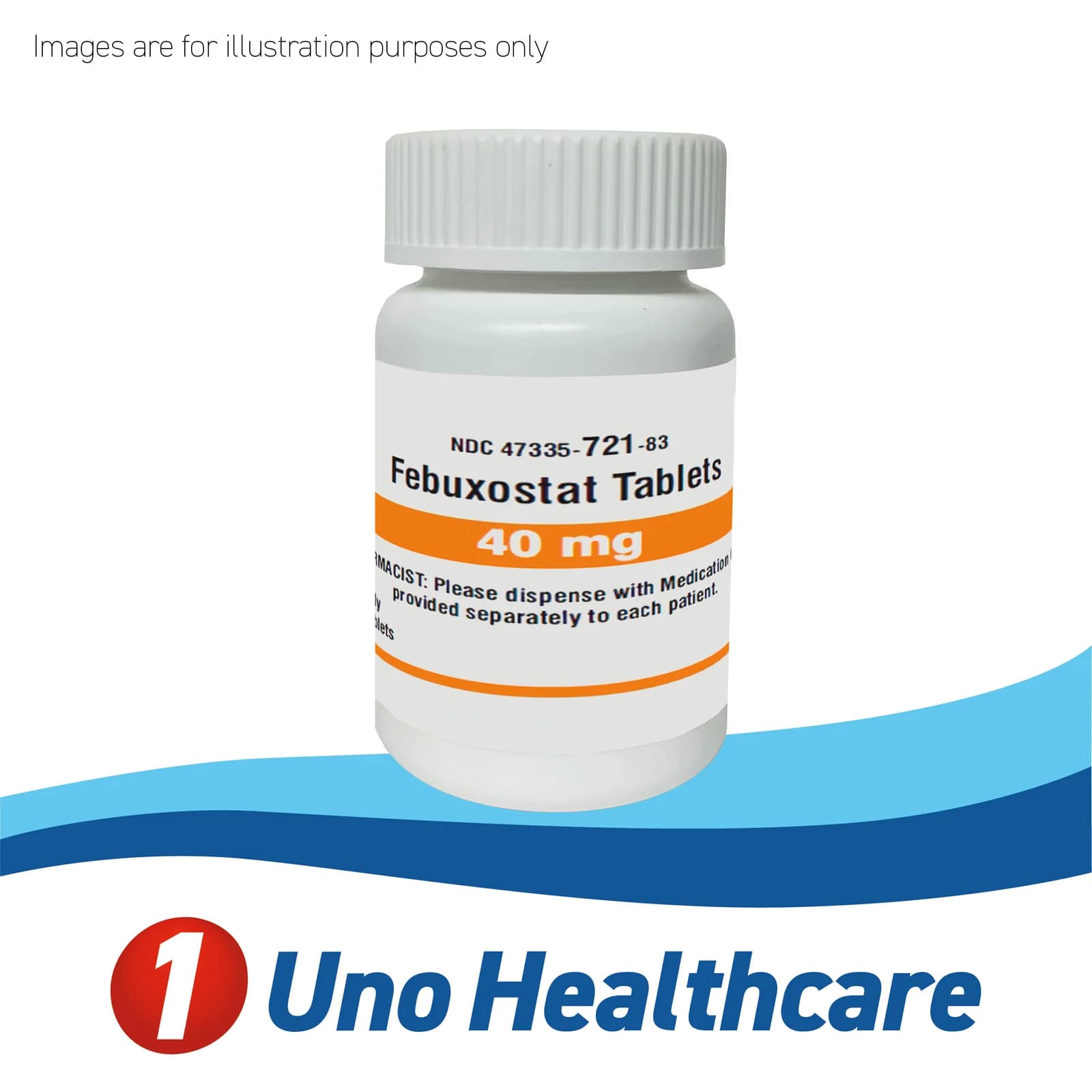 Febuxostat 40mg – 30 Tablets – Xanthine Oxidase Inhibitor for Gout Management