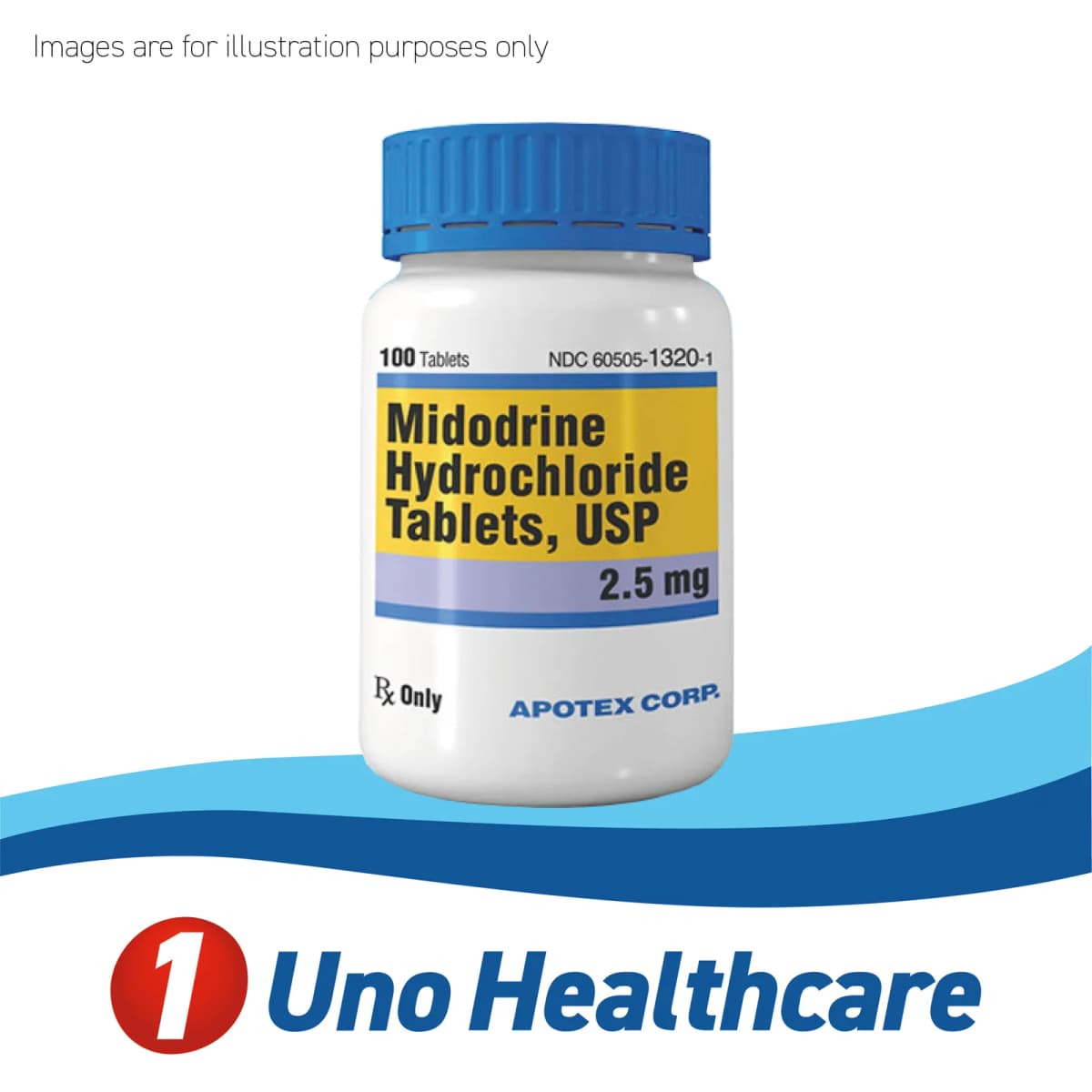 Midodrine (Midodrine Hydrochloride) Midodrine 2.5 mg – antihypotensive agent