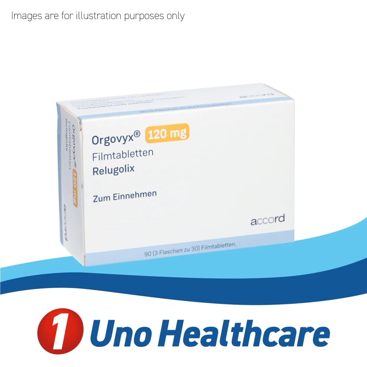 Orgovyx (Relugolix) 120mg – 90 Tablets – Oral Hormonal Therapy for Prostate Cancer