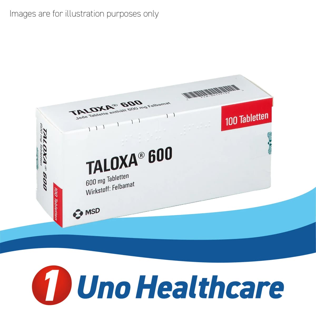 Taloxa (Felbamate) 600mg – Anticonvulsant for Epilepsy