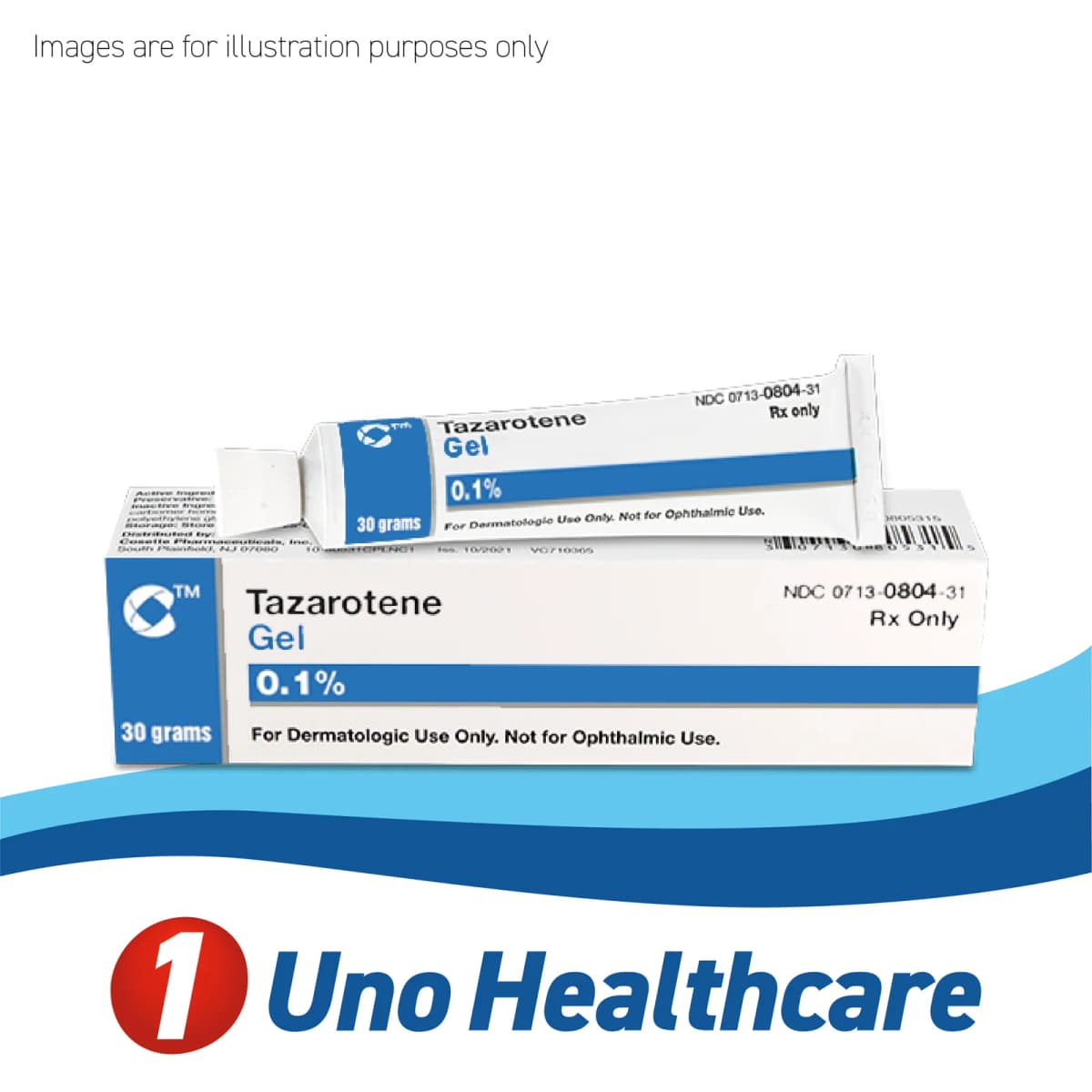 Tazarotene 0.1% Gel – 30g – Topical Treatment for Psoriasis & Facial Acne