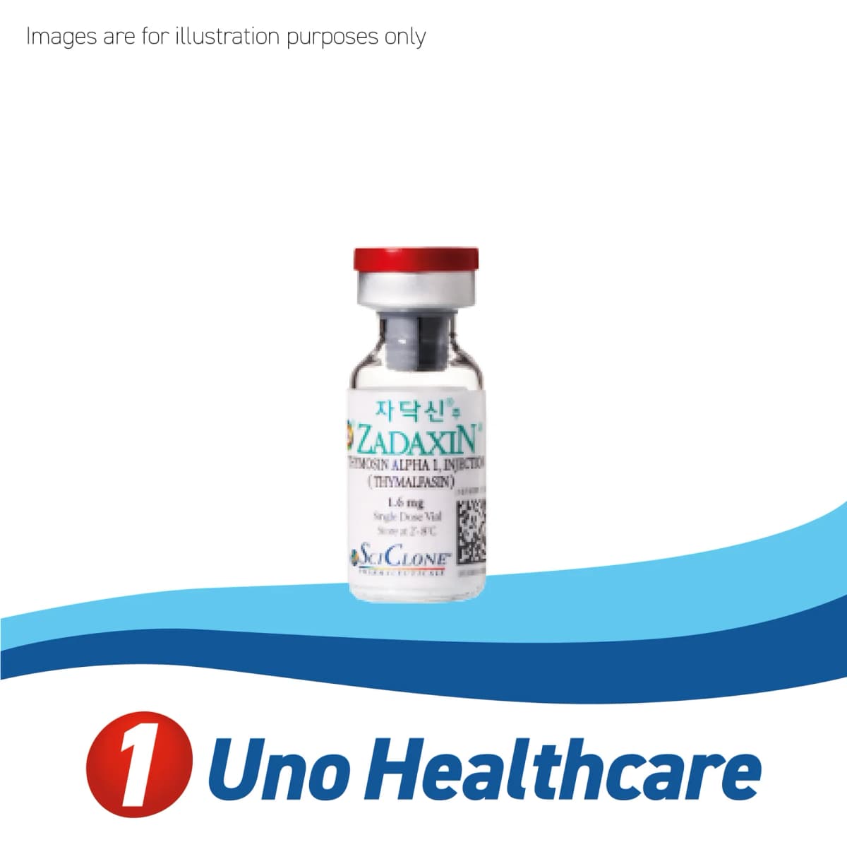 Zadaxin (Thymosin Alpha 1) Thymosin Alpha 1 1.6mg – immunomodulator (hepatitis B)
