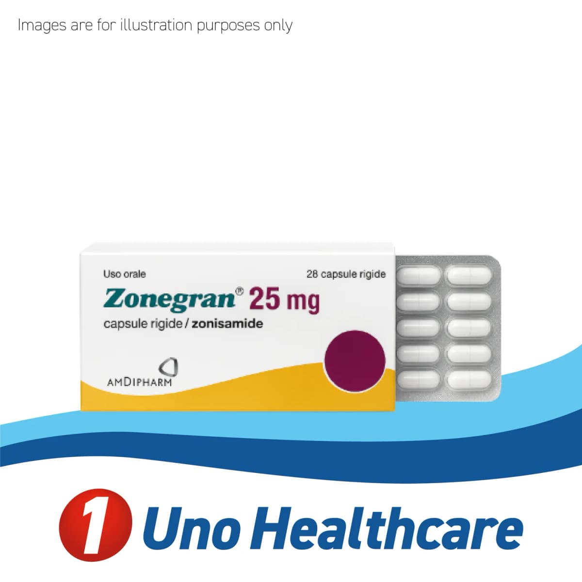 Zonegran (Zonisamide) 25mg – Anticonvulsant for Epilepsy